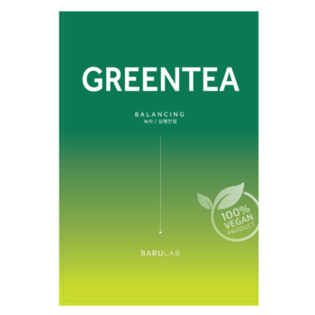 BARULAB Clean Vegan Mask - GREEN TEA